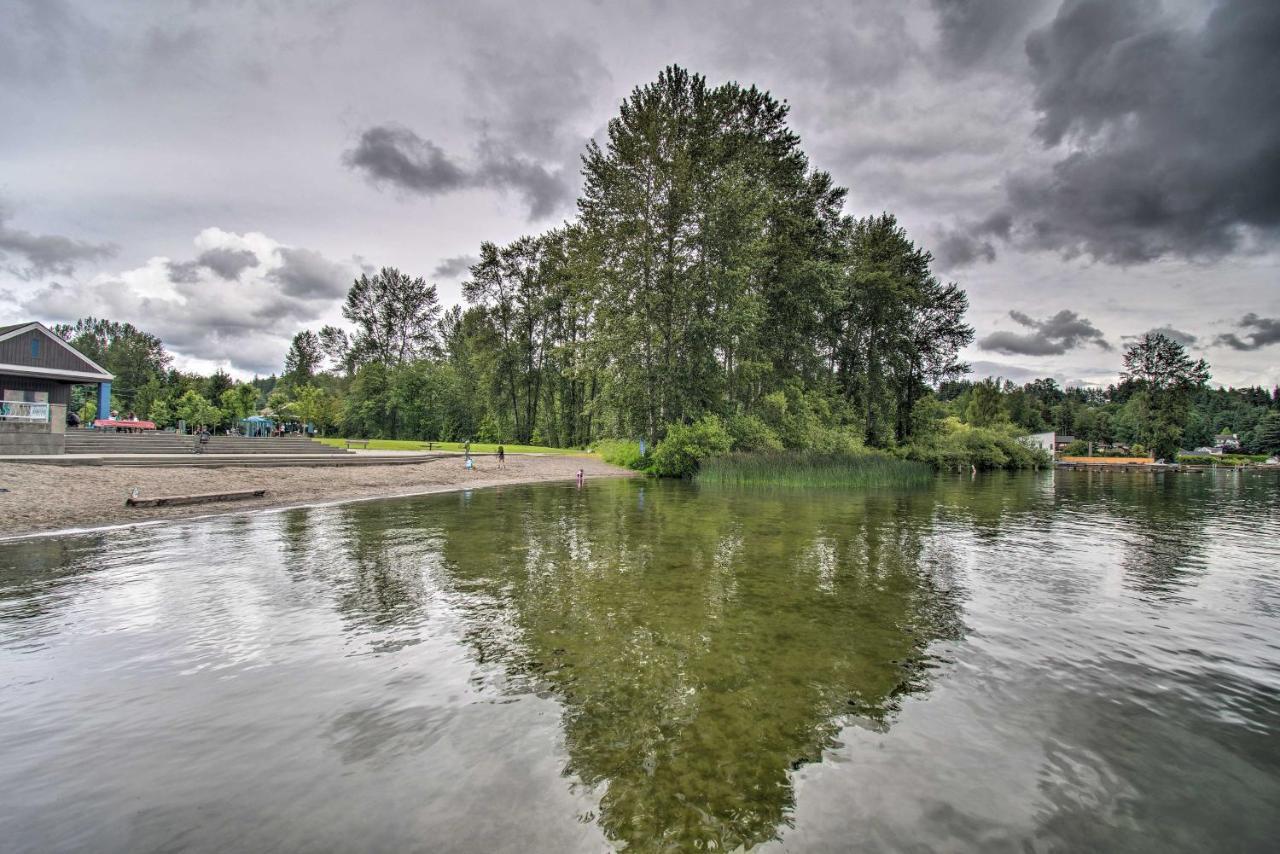 Charming Updated Retreat Walk To Lake Stevens! Luaran gambar